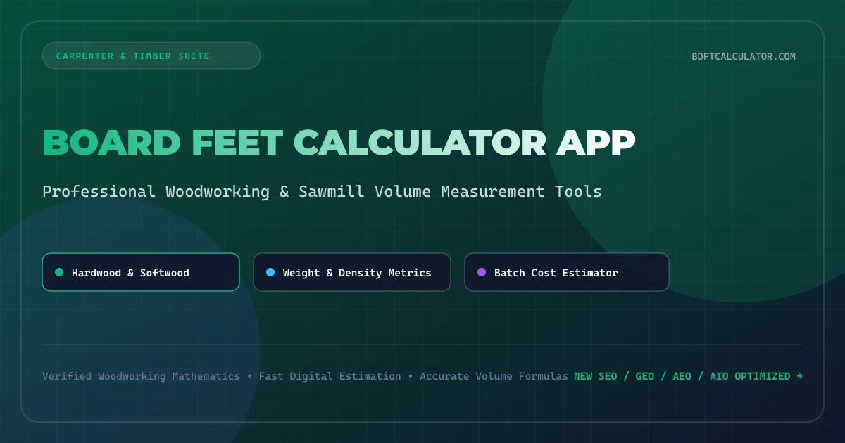 Board Feet Calculator App: Best Digital Lumber Volume Tools for Woodworkers