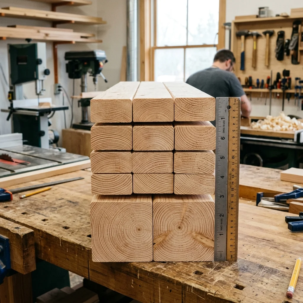 Nominal vs Actual Lumber Dimensions Chart: Wood Sizing Guide